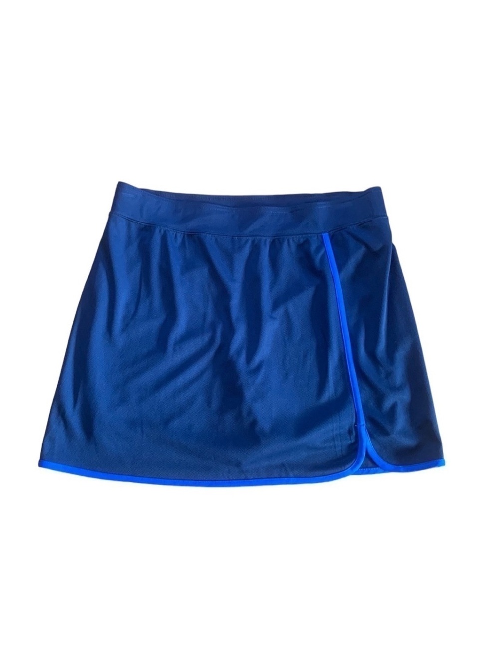 St. Johns Bay Navy Blue‎ Skort Quick Dri Tennis Golf Elastic Waist Size L
